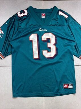 Nike Teal Miami Dolphins #13 Football Jersey